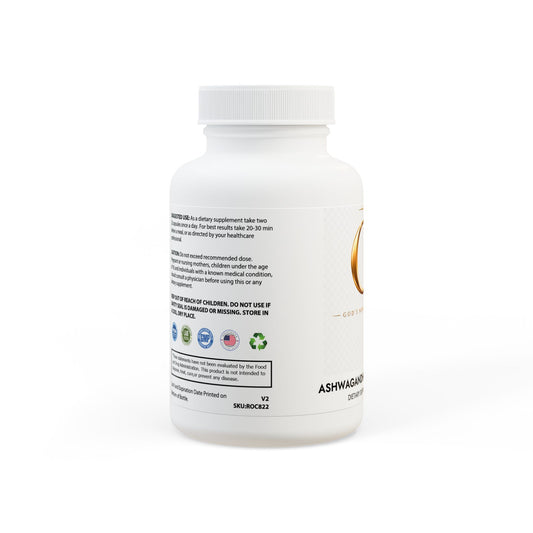 G7 God's Number Ashwagandha and Black Pepper Supplement (60 capsules)