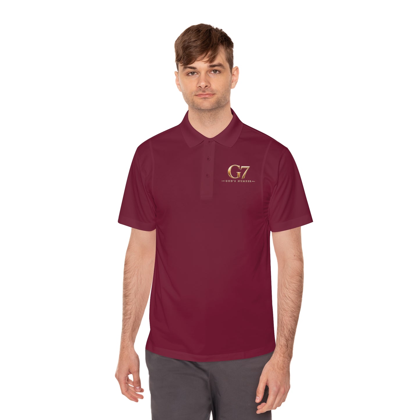 G7 God's Number Unisex Sport Polo Shirt