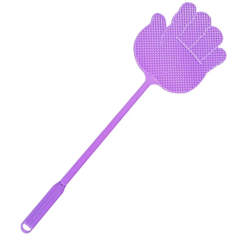 Factory Price Fly Swatter Cute Hand Pattern Plastic Lightweight Household Flapper Mosquito Bug Pest Control Tool