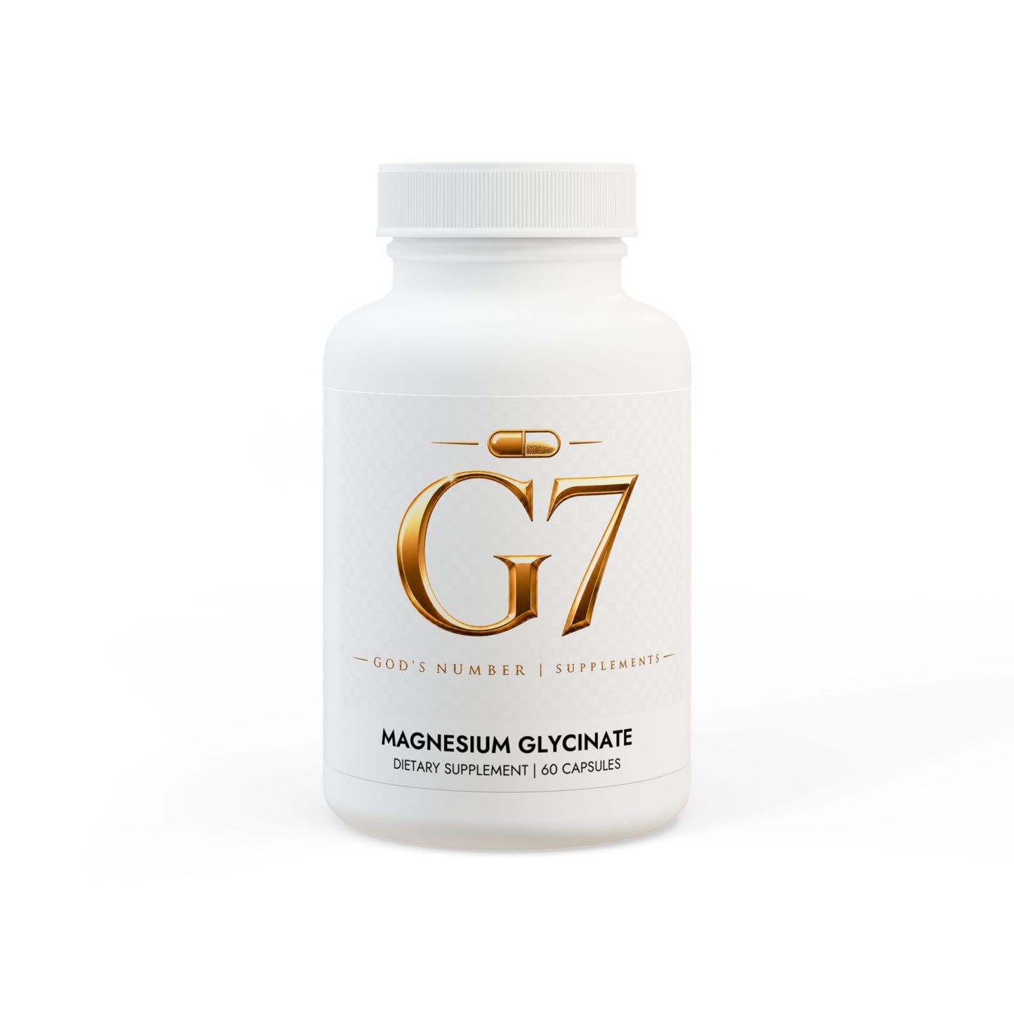 G7 God's Number - Magnesium Glycinate Supplement (60 Capsules)