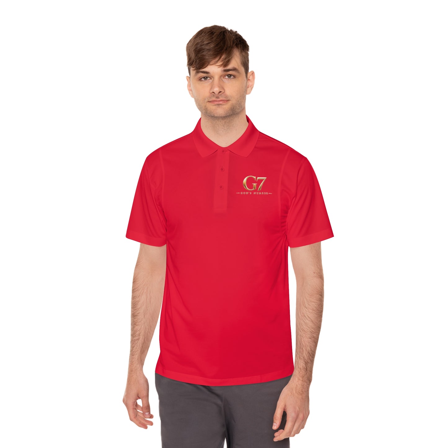 G7 God's Number Unisex Sport Polo Shirt