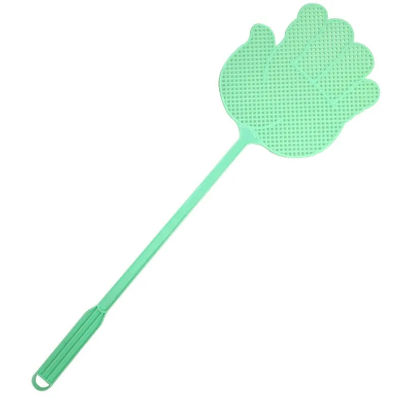 Factory Price Fly Swatter Cute Hand Pattern Plastic Lightweight Household Flapper Mosquito Bug Pest Control Tool