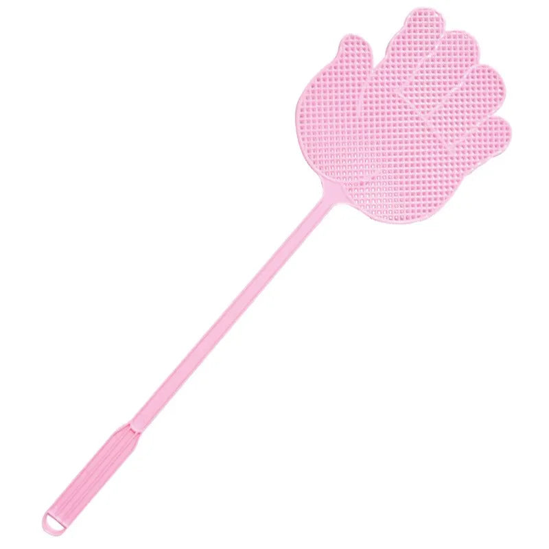 Factory Price Fly Swatter Cute Hand Pattern Plastic Lightweight Household Flapper Mosquito Bug Pest Control Tool