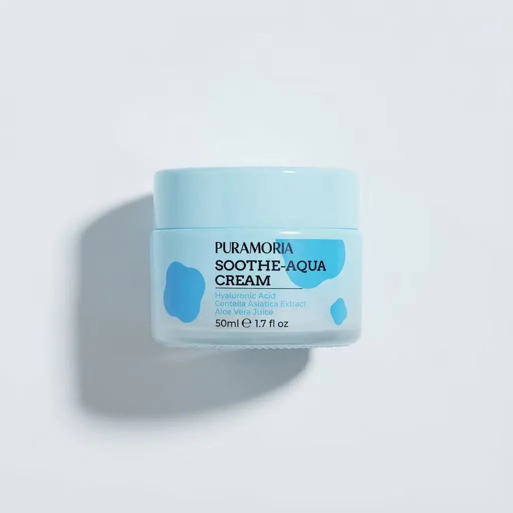 Lightweight Hydrating Cream, Hyaluronic Acid, Centella Extract & Aloe Vera Juice, Refreshing Non-Greasy Summer Care